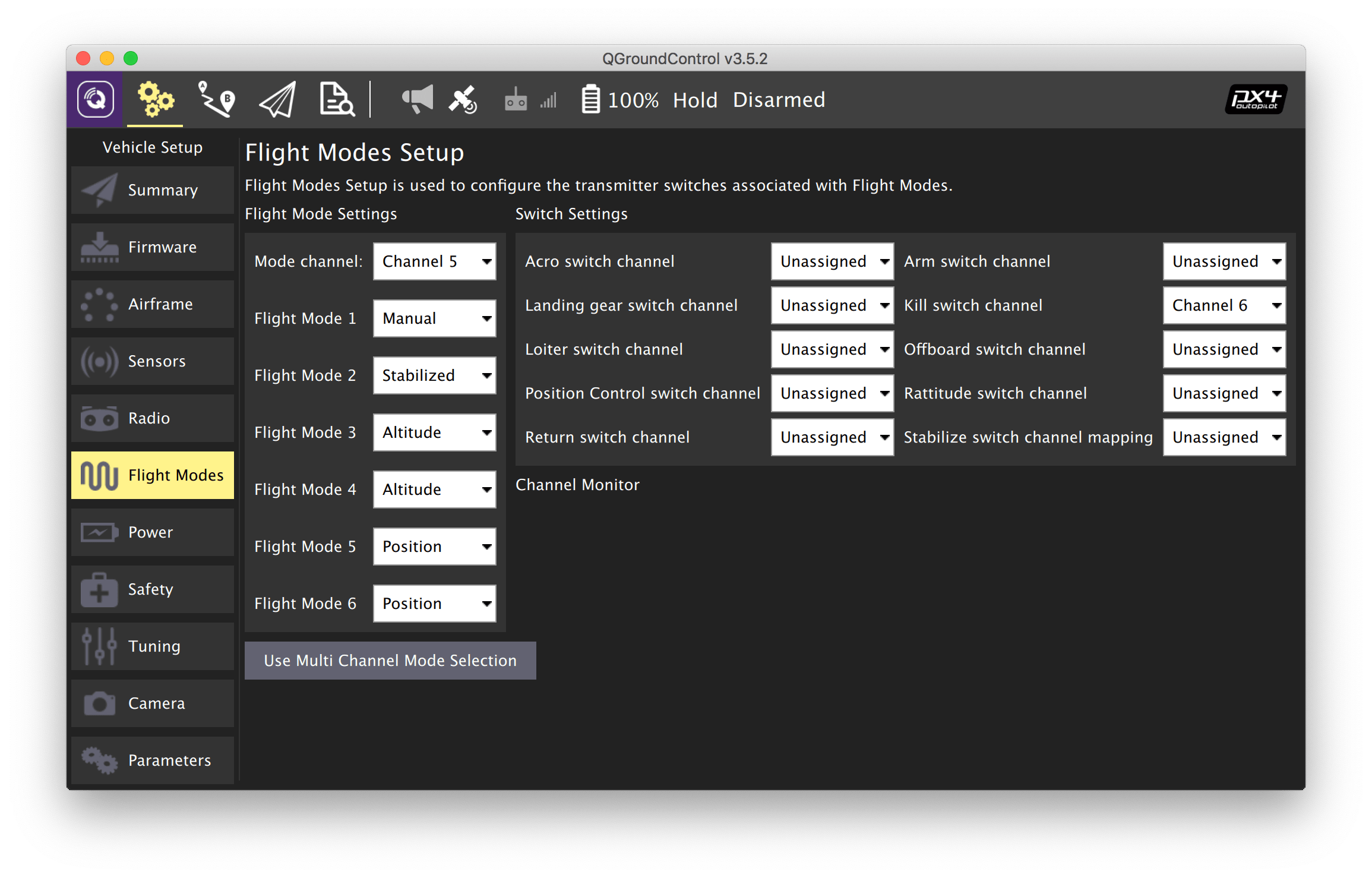 Flight Modes · PX4 v1.9.0 User Guide